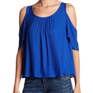 Lush Polyester Blue Top